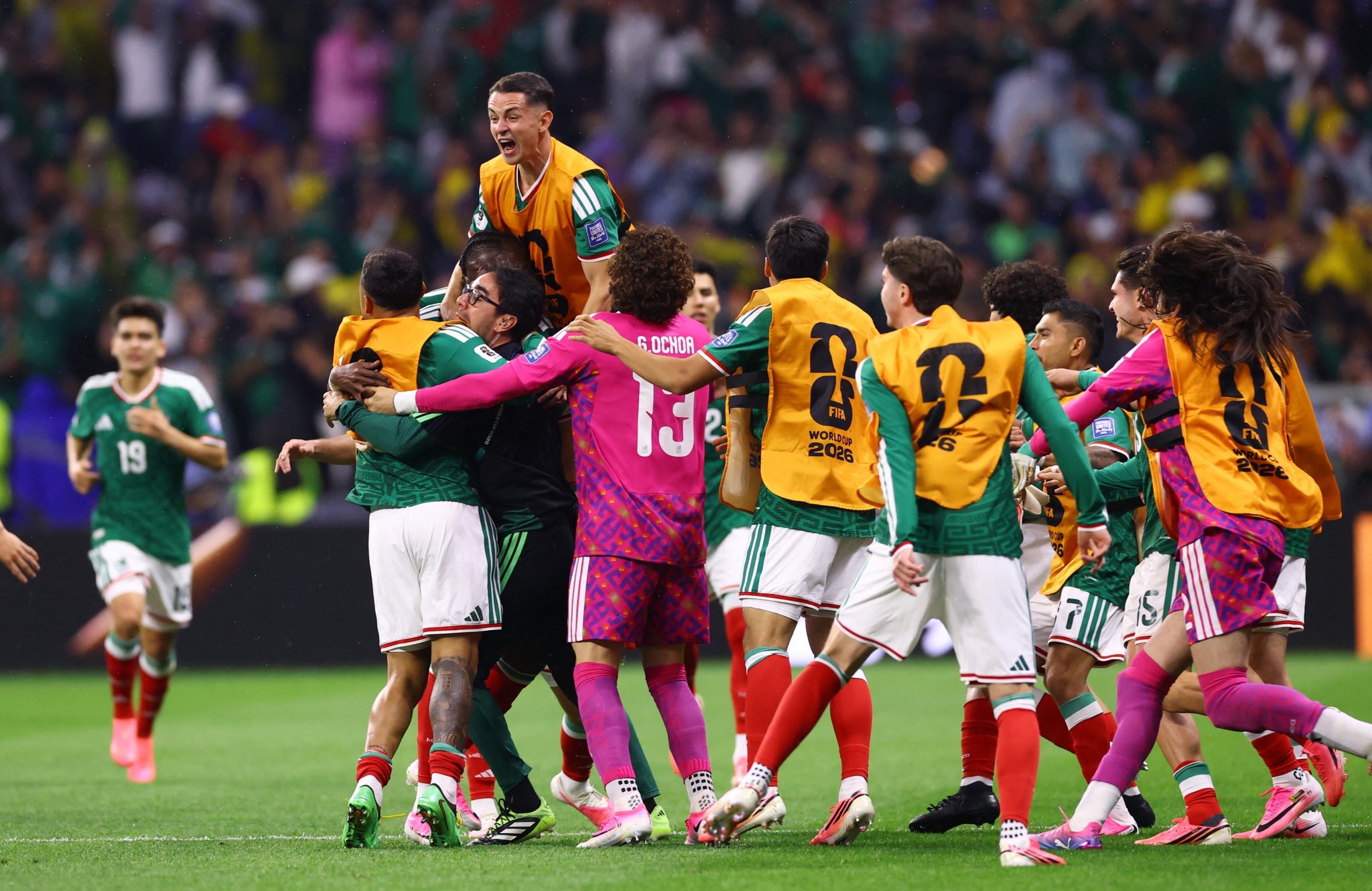 Kemenangan Bersejarah: Meksiko Akhirnya Lolos ke 16 Besar Piala Dunia usai Hajar Ekuador 2-0
